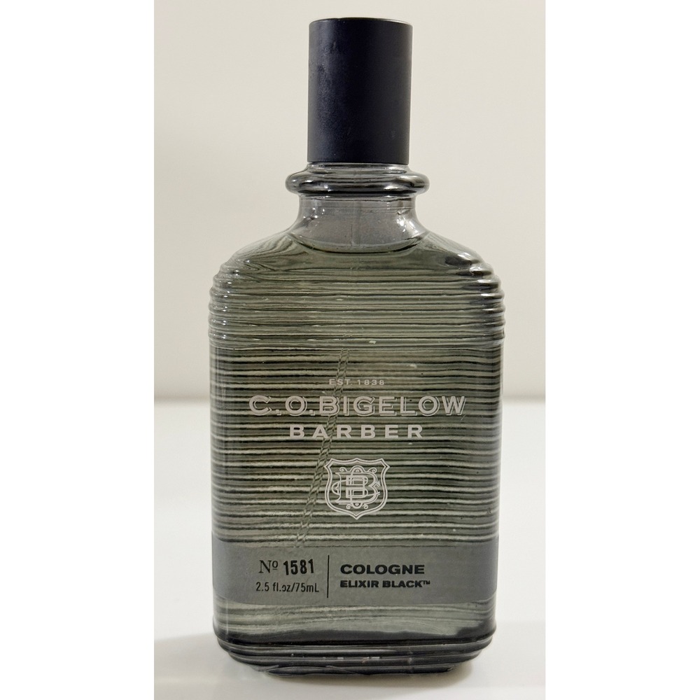 C.O. Bigelow Cologne Elixir Black Mens 2.5oz No 1581 Barber Fragrance Spray